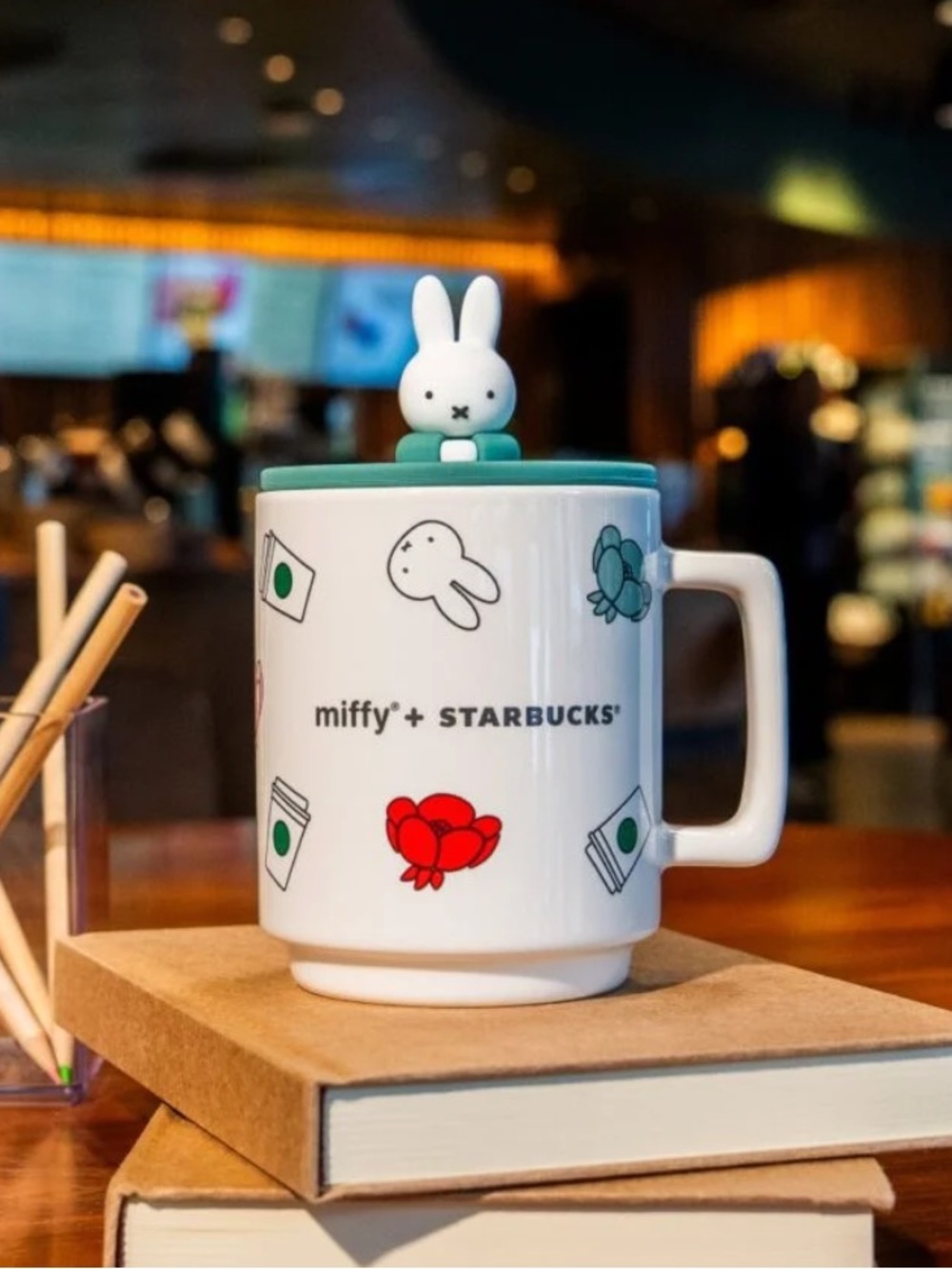 Limited Edition Starbucks/Miffy Collaboration Ceramic Mug- 14oz.